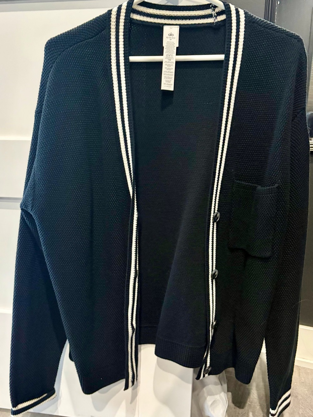 Alo Tennus Knit Cardigan